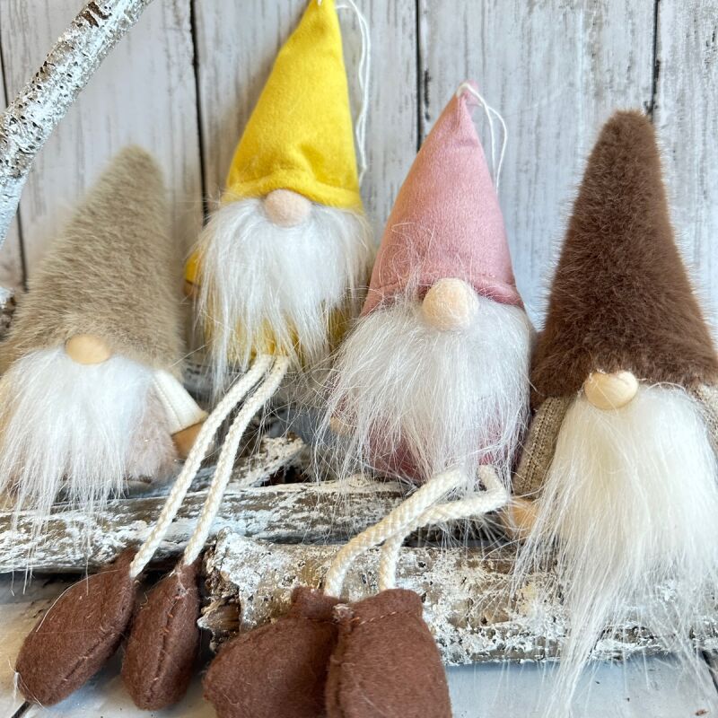 幸せをもたらす家の守り神★小さな妖精トムテ お座り人形 もへあDB