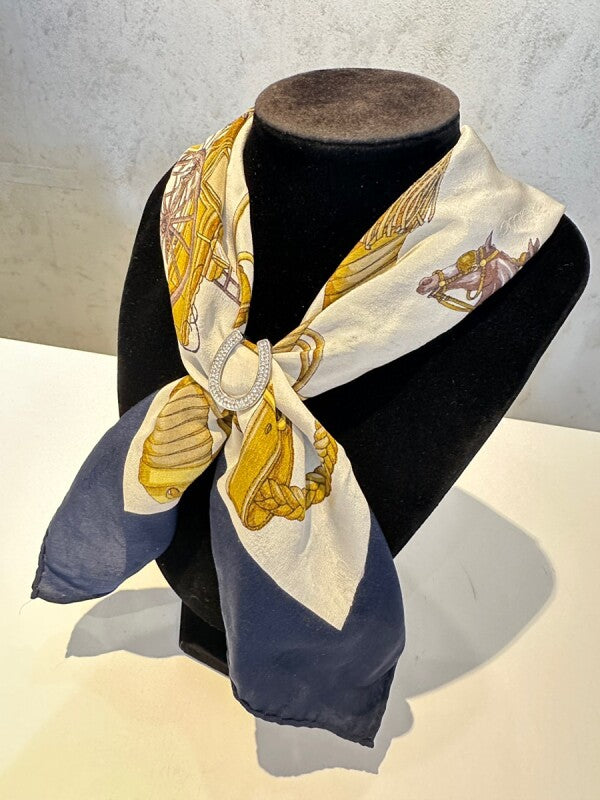 幸運のシンボル♪馬蹄(シルバー)スカーフリング