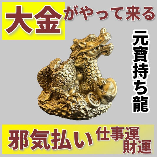 大金がやって来る 元寶(ゲンポウ)持ち龍