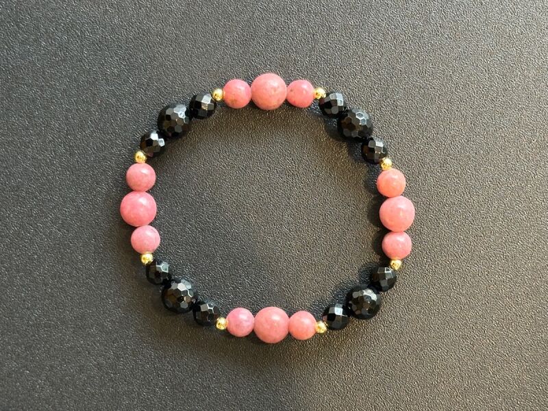 恋を導く!ロードナイト&ブラックオニキス ブレスレット