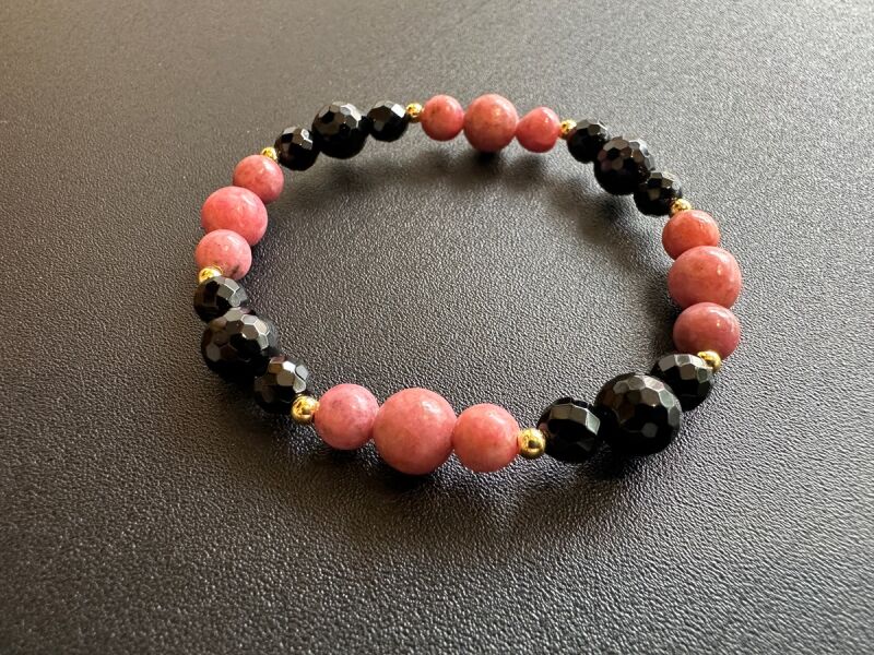 恋を導く!ロードナイト&ブラックオニキス ブレスレット