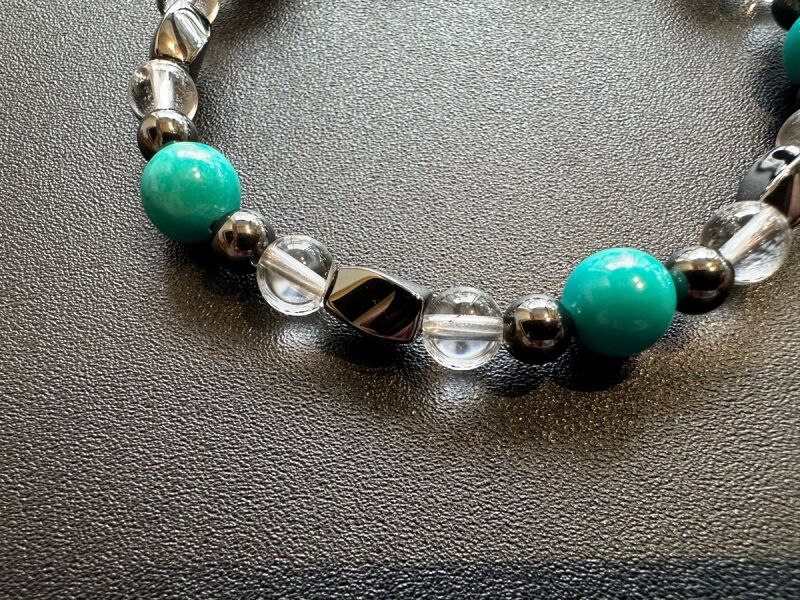 磁気がエネルギーを増幅!!心身を良い状態に保ち ポジティブ思考で状況を好転!マグネサイト&磁気ブレスレット