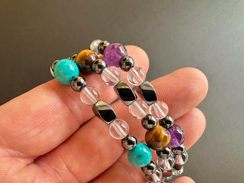 磁気がエネルギーを増幅!!仕事運・金運を強力に高める!タイガーアイ&磁気ブレスレット