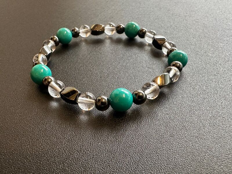 磁気がエネルギーを増幅!!心身を良い状態に保ち ポジティブ思考で状況を好転!マグネサイト&磁気ブレスレット