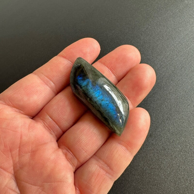 物事に進展をもたらす■ブラックラブラドライト リーフD