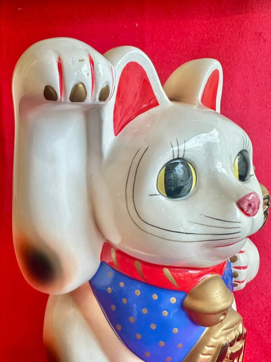 開運!BIG!金招き猫 置物 〜右手で金運を招く〜