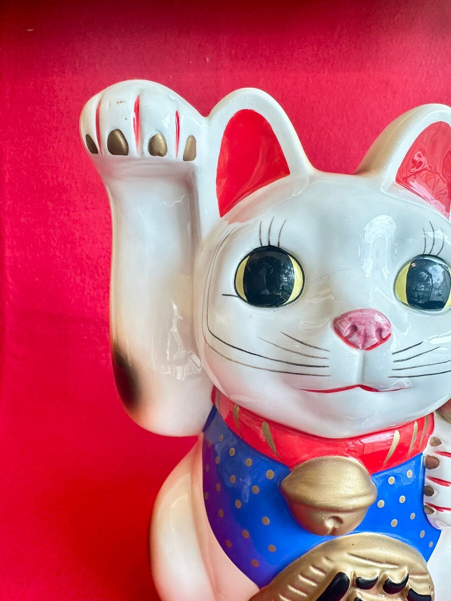開運!BIG!金招き猫 置物 〜右手で金運を招く〜
