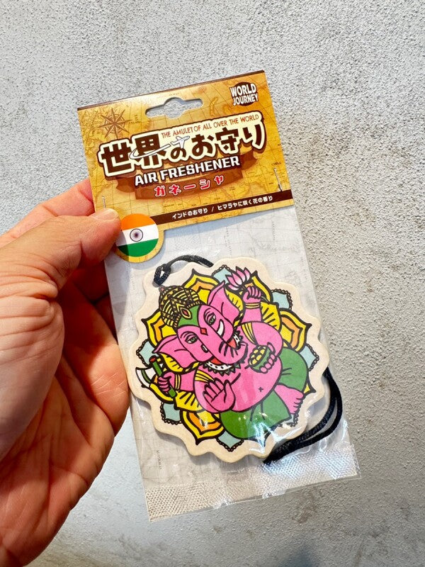 お守りエアーフレッシュナー ガネーシャ 〜ヒマラヤに咲く花の香り〜