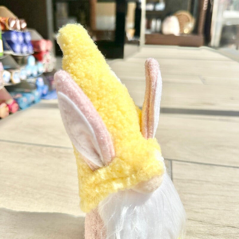 お金のありかを教えてくれる!宝物の守護者 伝説の妖精gnome(ノーム)ラビット パステルイエロー