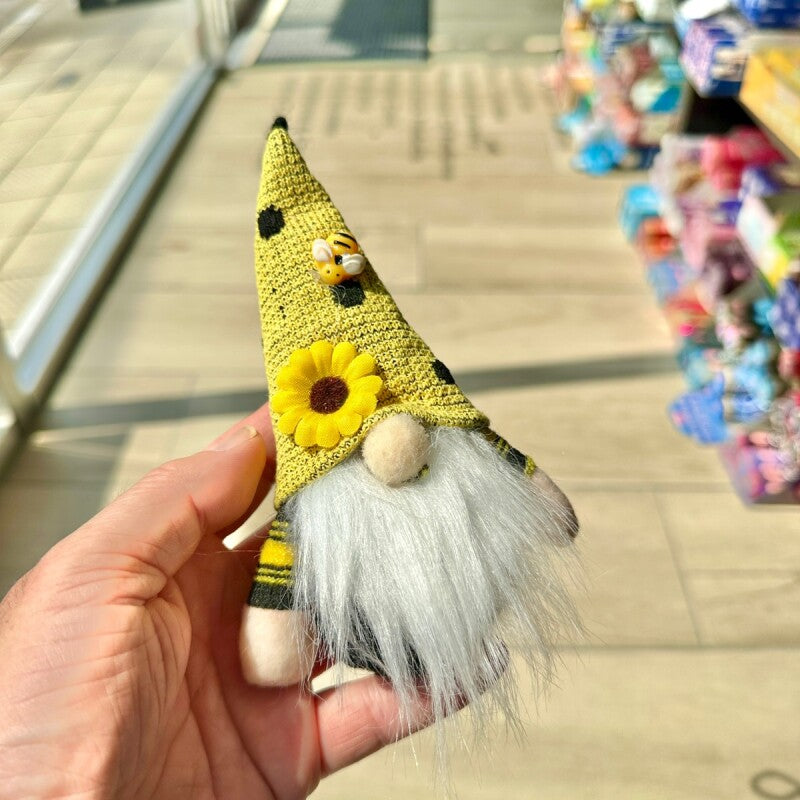 お金のありかを教えてくれる!宝物の守護者 伝説の妖精gnome(ノーム)吊り下げ みつばちヒマワリ