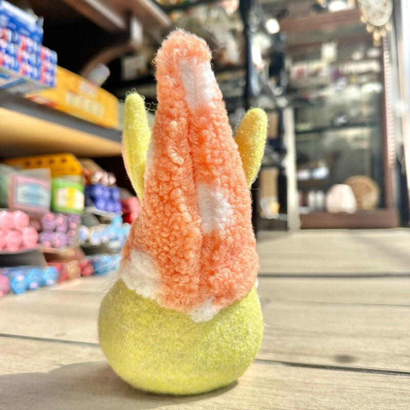 お金のありかを教えてくれる!宝物の守護者 伝説の妖精gnome(ノーム)ラビット パステルオレンジ