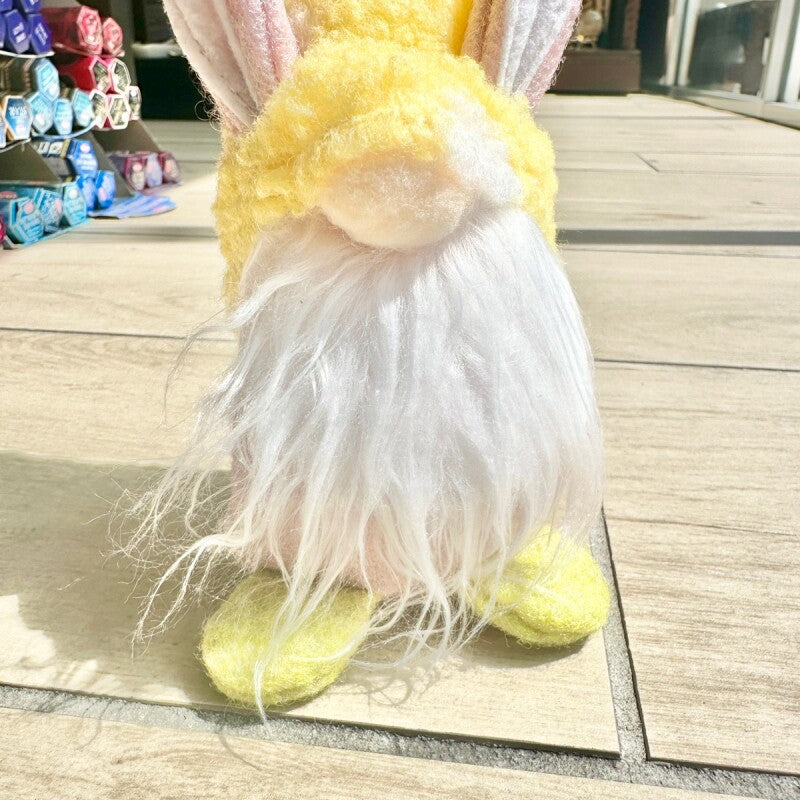 お金のありかを教えてくれる!宝物の守護者 伝説の妖精gnome(ノーム)ラビット パステルイエロー