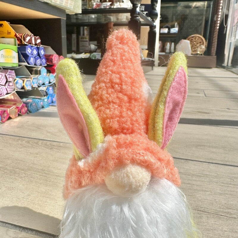 お金のありかを教えてくれる!宝物の守護者 伝説の妖精gnome(ノーム)ラビット パステルオレンジ