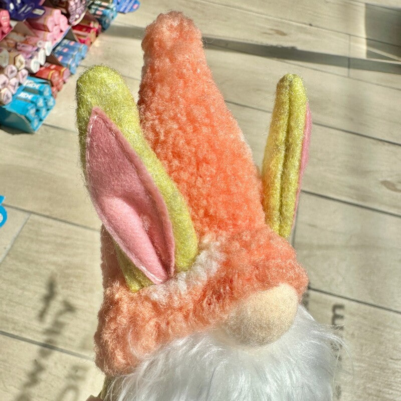 お金のありかを教えてくれる!宝物の守護者 伝説の妖精gnome(ノーム)ラビット パステルオレンジ
