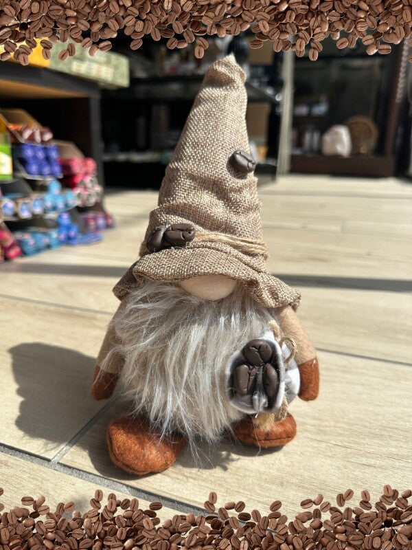 お金のありかを教えてくれる!宝物の守護者 伝説の妖精gnome(ノーム)コーヒーブラウン