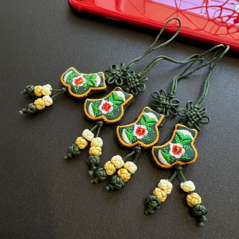 健康祈願のポソンストラップ★緑