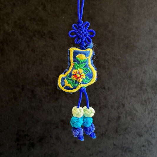 健康祈願のポソンストラップ★青