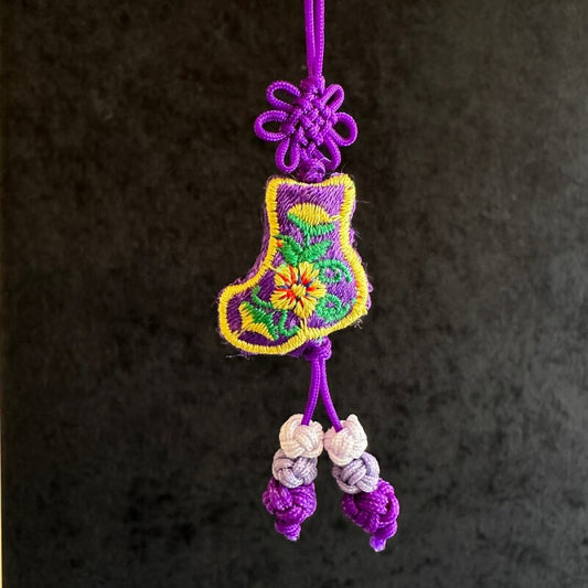 健康祈願のポソンストラップ★紫