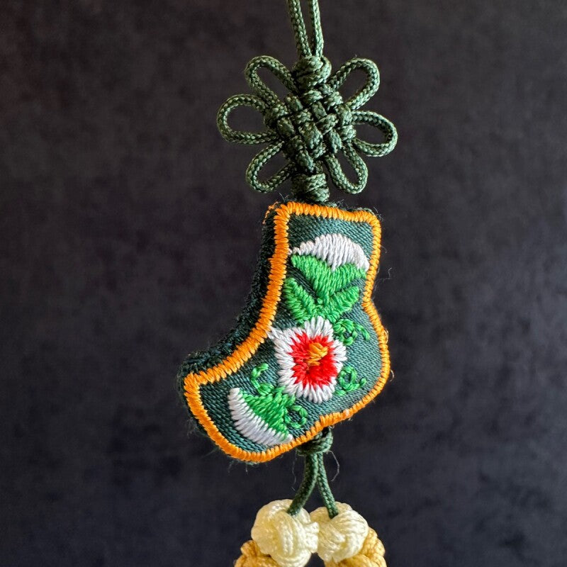 健康祈願のポソンストラップ★緑