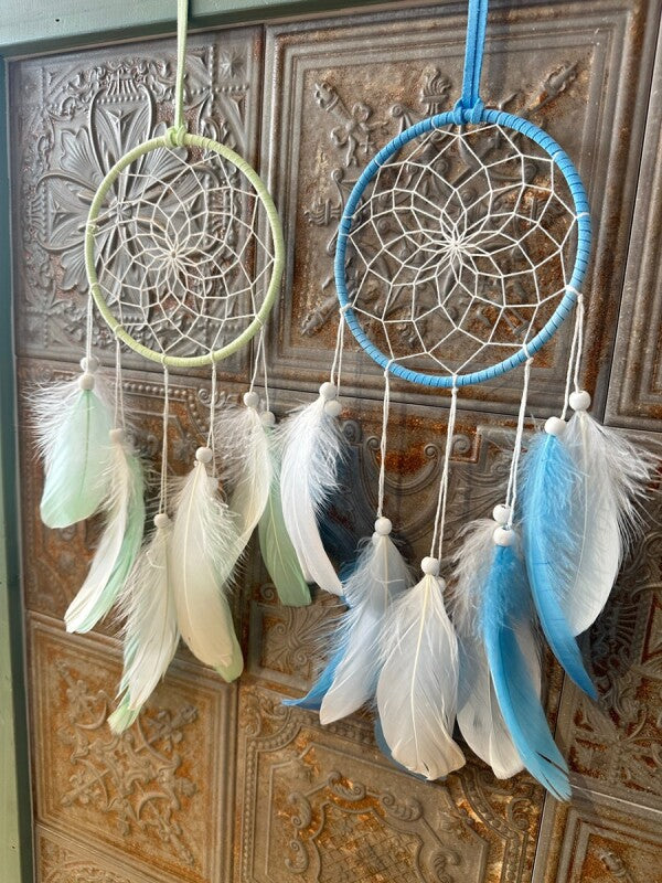 悪いものを消滅させ夢を掴む!ドリームキャッチャーL パステルブルー