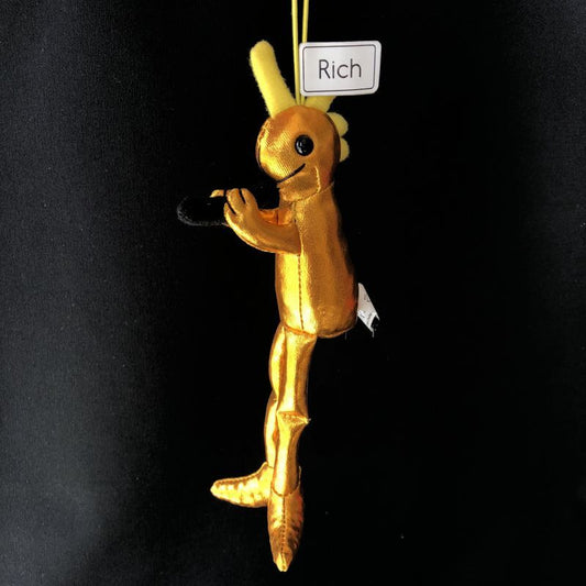 アメリカンロコペリDOLLストラップ ゴールドメタリック 〜お金を呼ぶ精霊〜