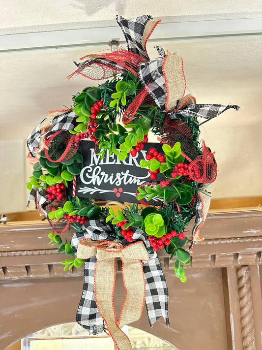 クリスマスリース リボン