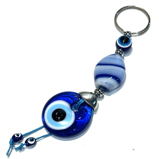 魔除けのお守り☆ナザールボンジュウキーホルダー E
