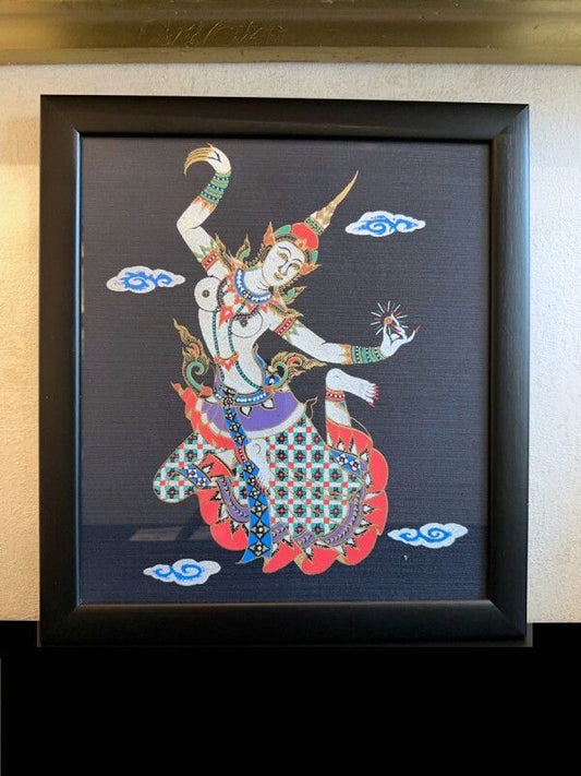 神への祈り 幸せ 祝い フォーンレップ タイ・シルクアート