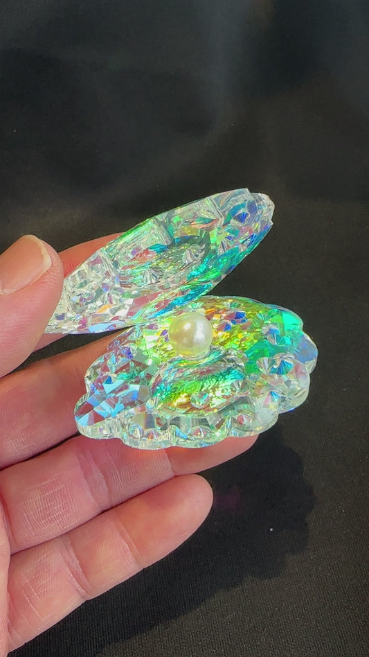 光のエネルギーを取り込む☆クリスタル・サン・キャッチャー シェルパール