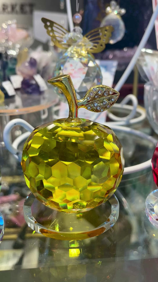 心配事を燃やし、傷付いた人間関係を修復する♪ クリスタル黄林檎【平和のシンボル】