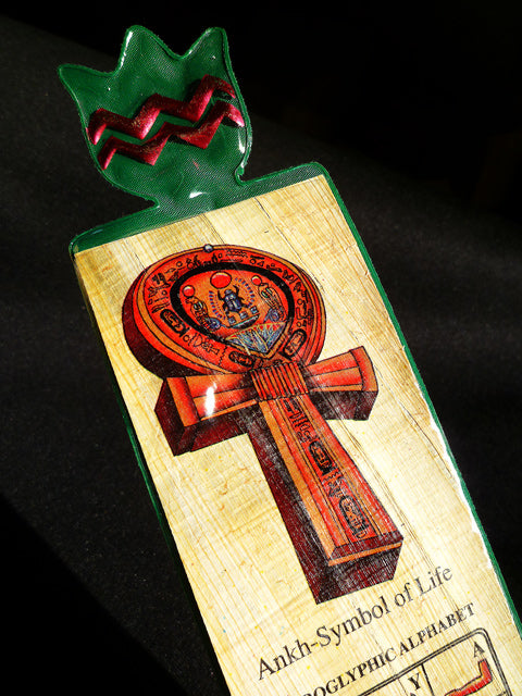 エジプト!世界最古のお守り アンクのパピルス しおり