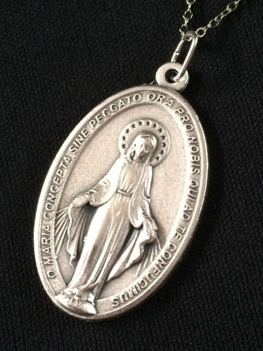 大きな!奇跡のメダイネックレス☆ロングタイプ