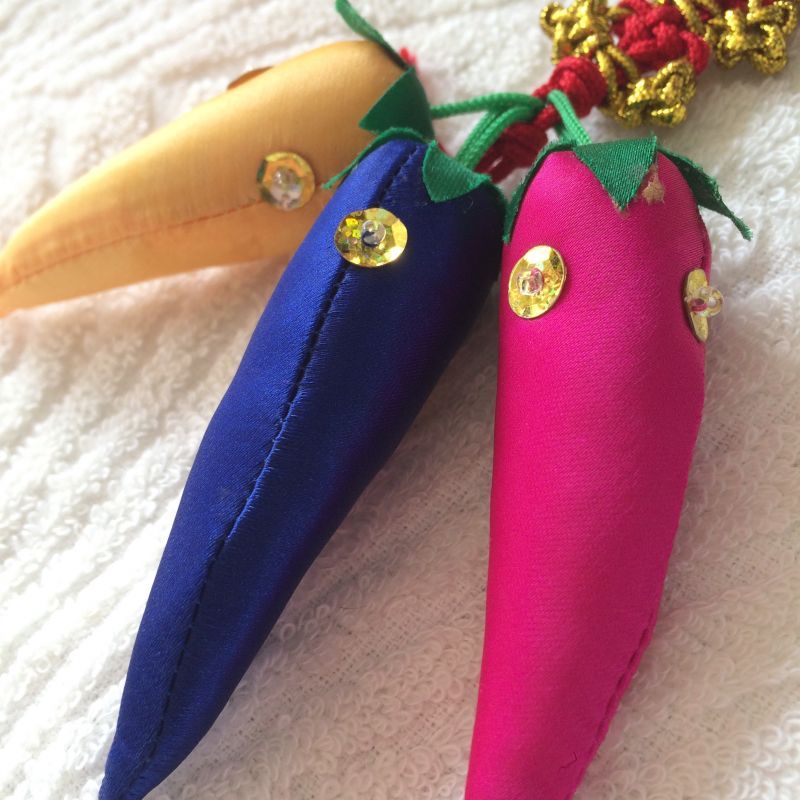 <値下げ>邪気払い・厄払いに!からふる唐辛子飾り 赤