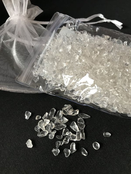 強力に浄化!きらきら★ヒマラヤン水晶さざれ石 ポーチ付き