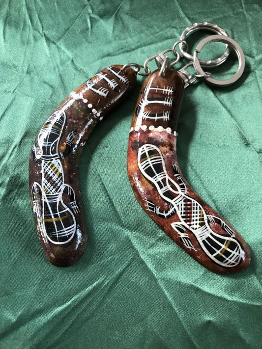 幸運を引っ掛けて戻って来る!アボリジニのブーメラン カモノハシ