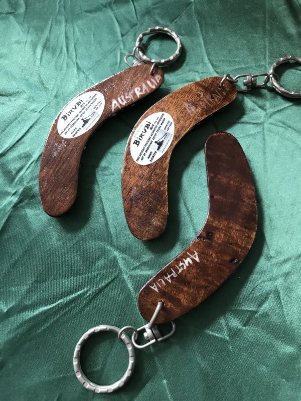 幸運を引っ掛けて戻って来る!アボリジニのブーメラン カモノハシ