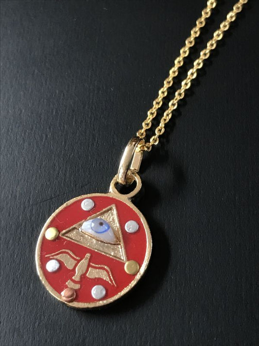 プロも認める! 全てを可能にする最強のタリスマン!プロビデンスの目&テトラグラマトン レッド