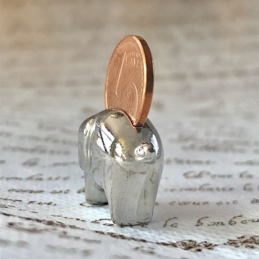 繁栄と幸運を!ラッキーユーロ☆ピッグ シルバー B