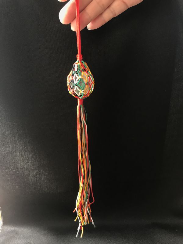 【希少】化殺好転!凶から吉へ運気向上!ネット入り天然水晶浄化球