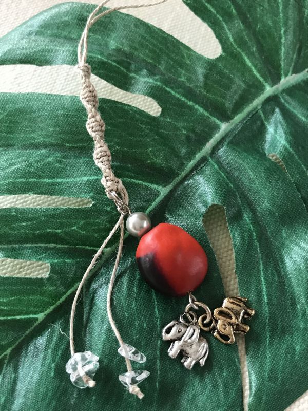 金銀★幸運の象☆大きめワイルーロ ストラップ!!