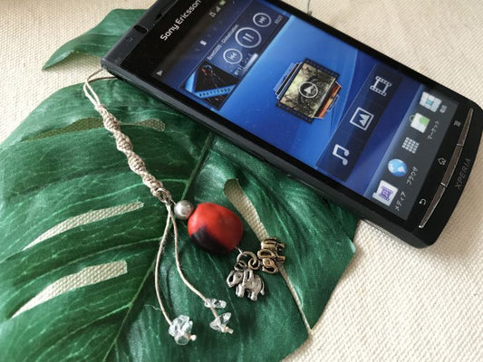 金銀★幸運の象☆大きめワイルーロ ストラップ!!