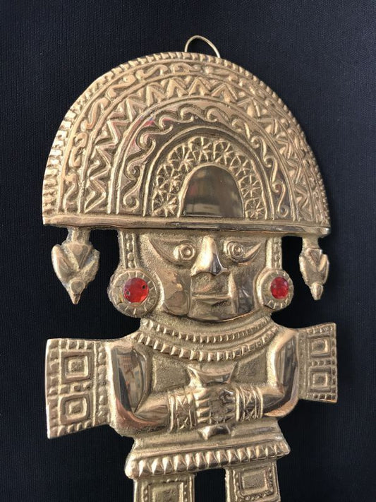 BIG!大強運と大金運に恵まれるパワーが秘められた ペルーの聖なる黄金の大きなナイフ★トゥミ R