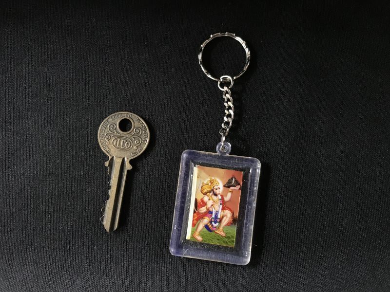 困難を乗り越えていく勇気のハヌマーン キーホルダー