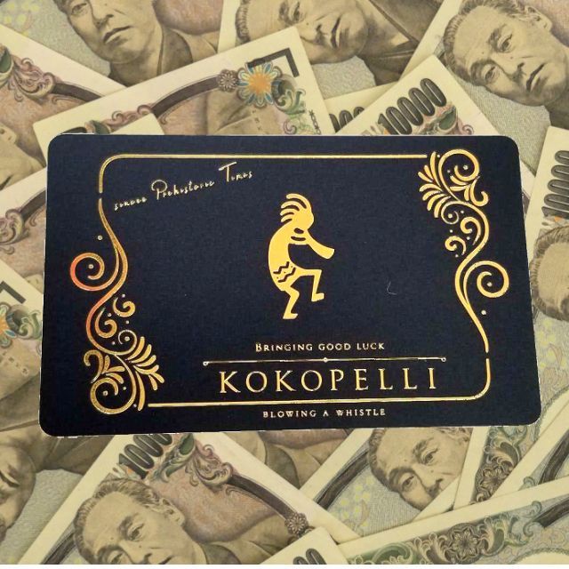 人生大逆転!噂の金のココペリ ゴールドVIPカード( GOLD VIP CARD)