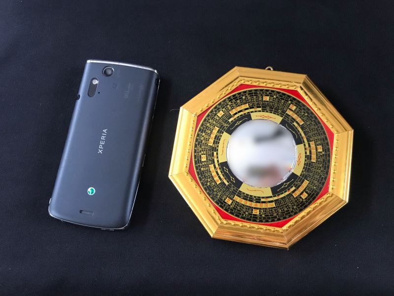 邪気・悪影響を強力に跳ね返す!風水八卦凸面鏡