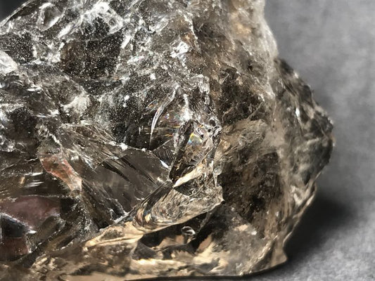 あなたを輝かせる願い石🌈虹入り煙水晶 C