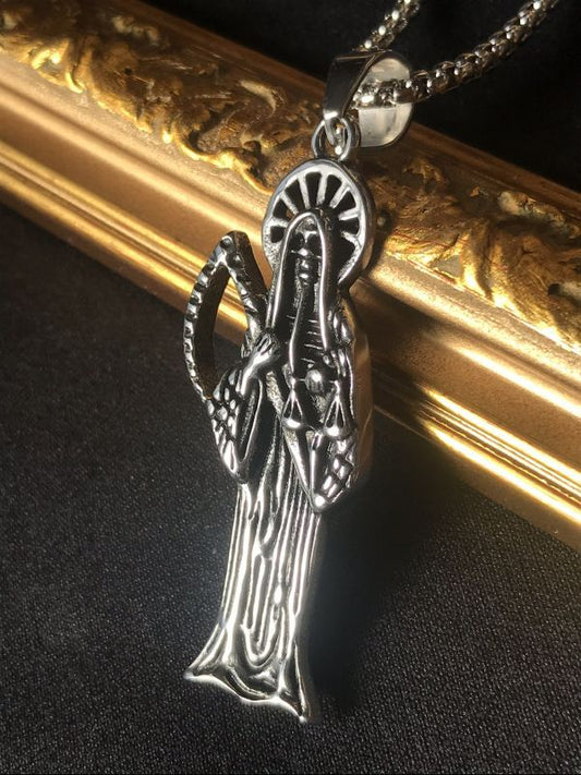 ド迫力!どんな願いも叶えるといわれる!サンタ・ムエルテ★ペンダント