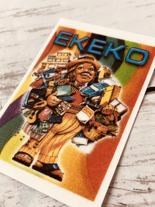 エケコ人形パワーをいつも持ち歩こう!カード エケコ人形小物