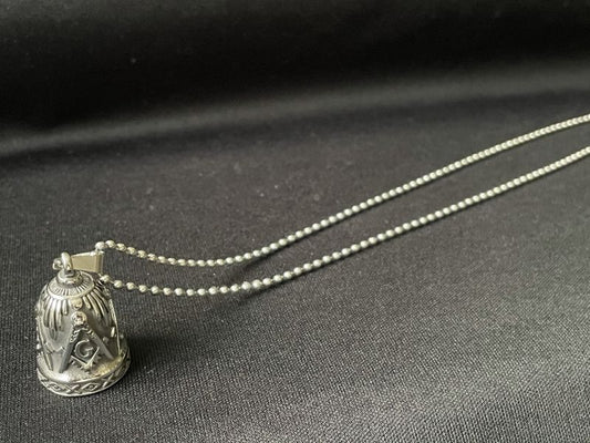 道路の悪魔を封じ込め、様々な災難から身を守る★バイカーベルペンダント Freemason