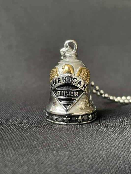 道路の悪魔を封じ込め、様々な災難から身を守る★バイカーベルペンダント Eagle